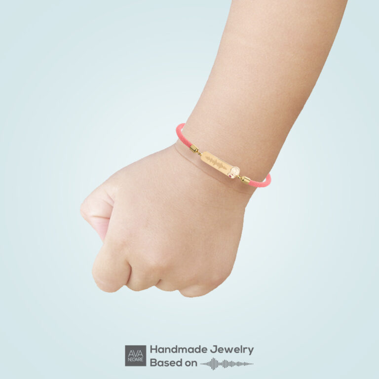 دستبند طلای کودک مدل مینیمو Minimo (Baby) – با فرکانس صدای شما