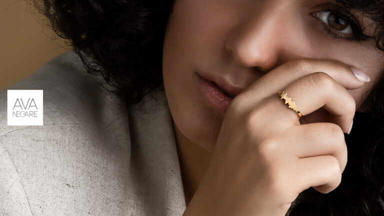 انگشتر طلا اسپرت زنانه